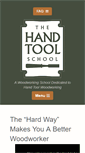 Mobile Screenshot of handtoolschool.net